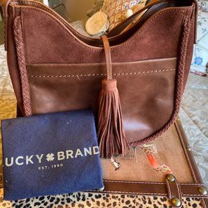 Lucky Brand Leather Suede bag